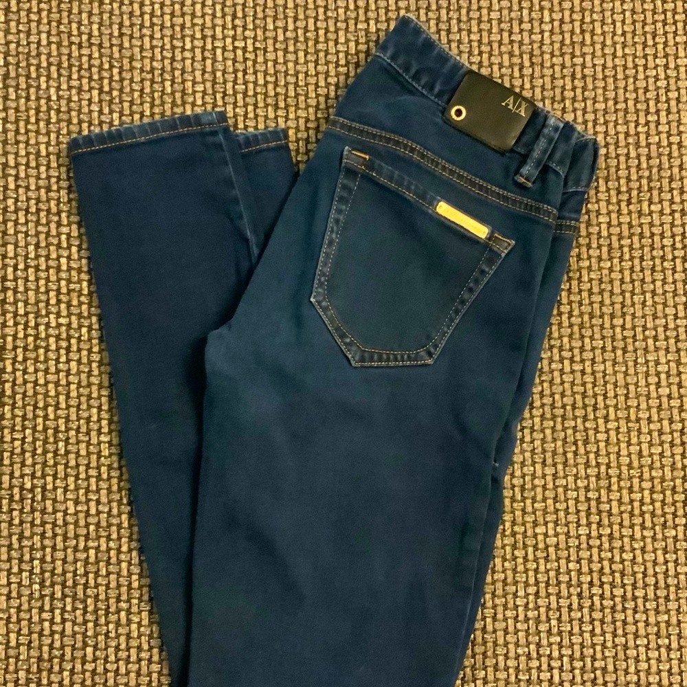 Armani Exchange Dark Denim NEW stretch comfy skinny jeans